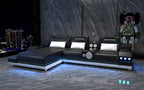 Celsius Mini Modern Leather Sectional
