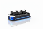 NEXA Sofa Set - 3-seat sofa 45-degree angle with medium shadow