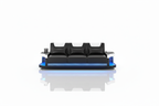 NEXA Sofa Set - centered 3-seat sofa with medium shadow