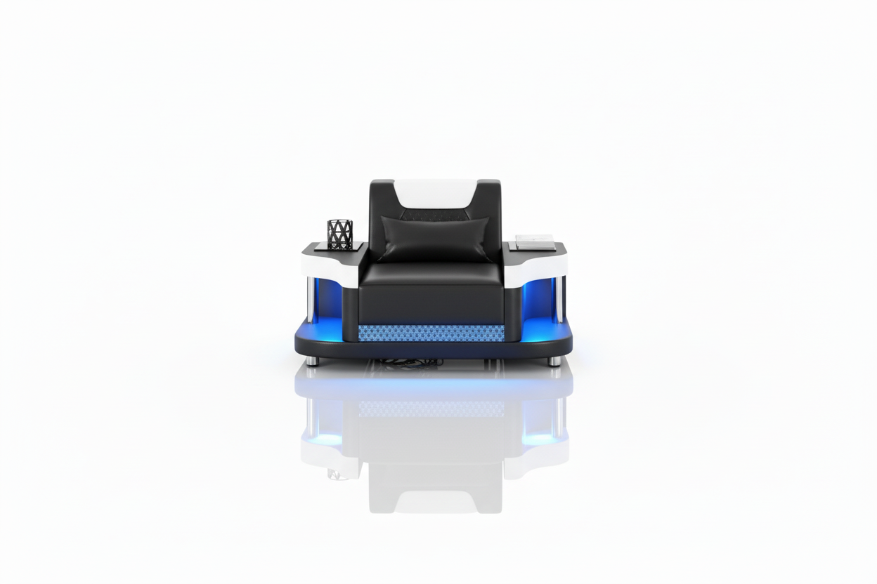NEXA Sofa Set - centered armchair with reflection