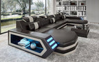 Keenan Modern U Shape Sectional with LED Lights