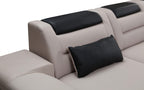 Venus Modern Leather Sectional with LED Light